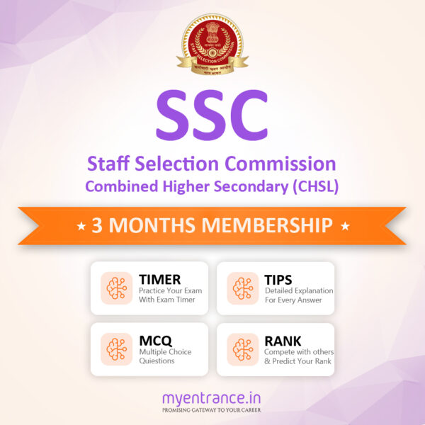 Staff Selection Commission (SSC) Combined Higher Secondary Level (CHSL) Mock Test (3M)