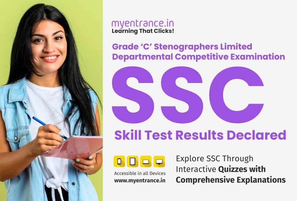 SSC Grade ‘C’ Stenographers Limited Departmental Competitive Examination 2023 & 2024