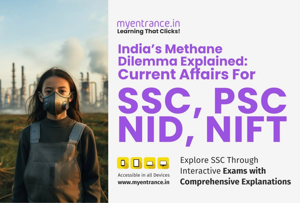 climate change, methane emissions, India climate policy, UPSC environment topic, agriculture and methane, global methane pledge, biogas India, GOBAR-Dhan scheme, methane mitigation infographic, greenhouse gases India