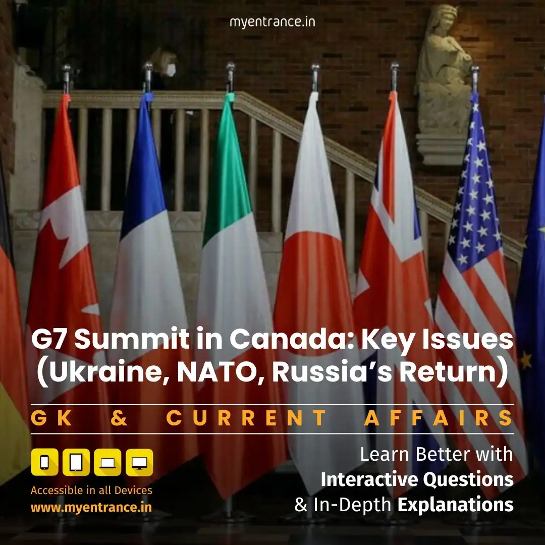 1. G7 Summit 2025: Trump’s Russia Remark, Ukraine War & Geopolitical Rifts