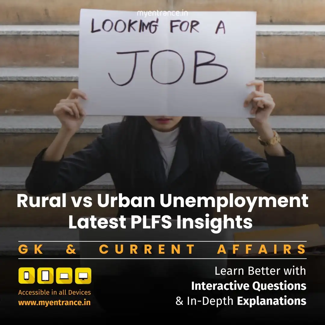 Unemployment Trends in India: PLFS Data, LFPR Decline & Exam Relevance
