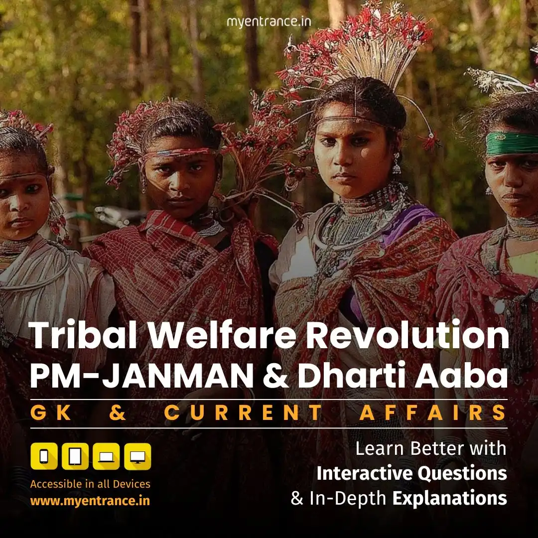 Tribal family receiving land rights documents at a Dharti Aaba saturation camp in Jharkhand village