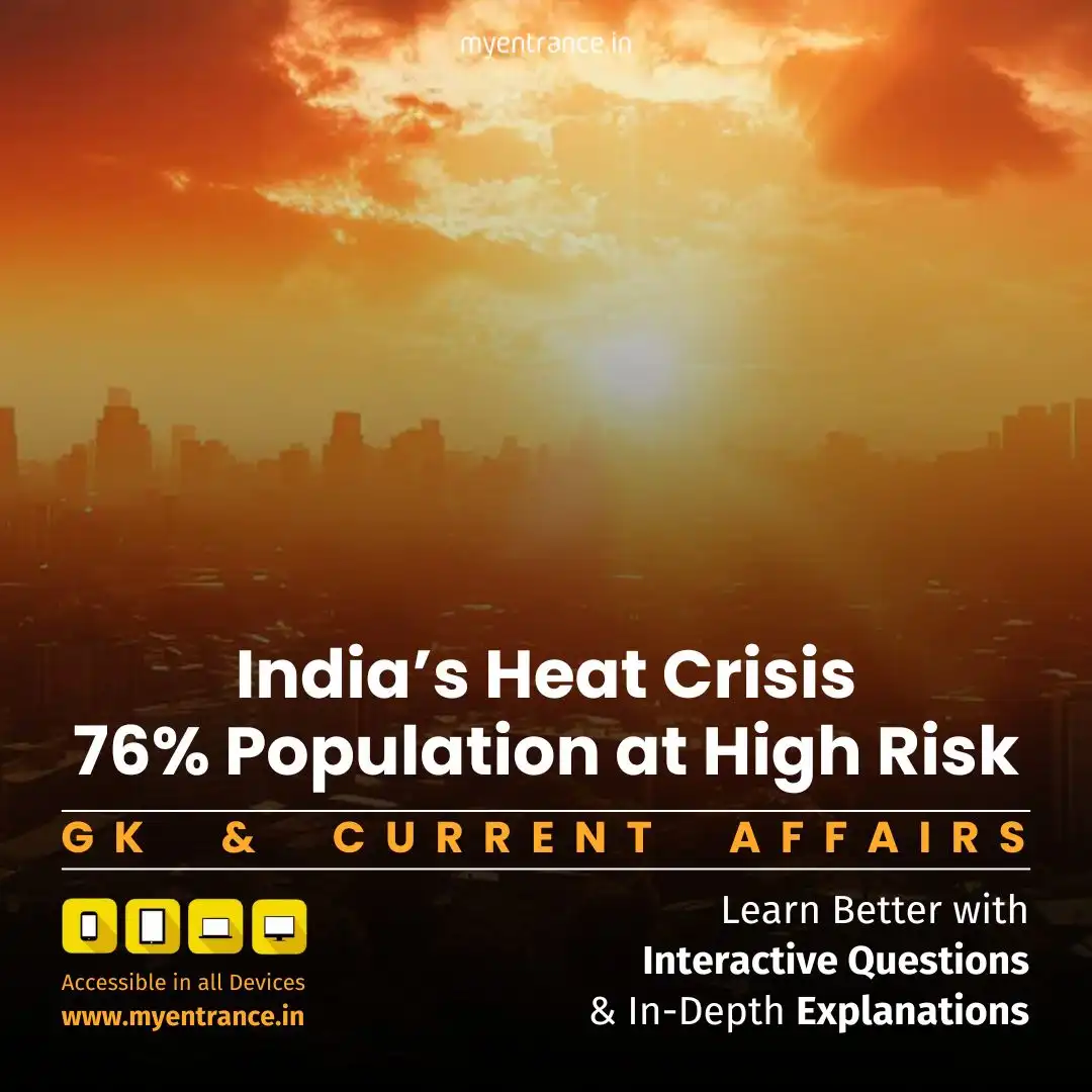 2. India’s Heat Crisis: 76% Population at High Risk | CEEW Study Analysis