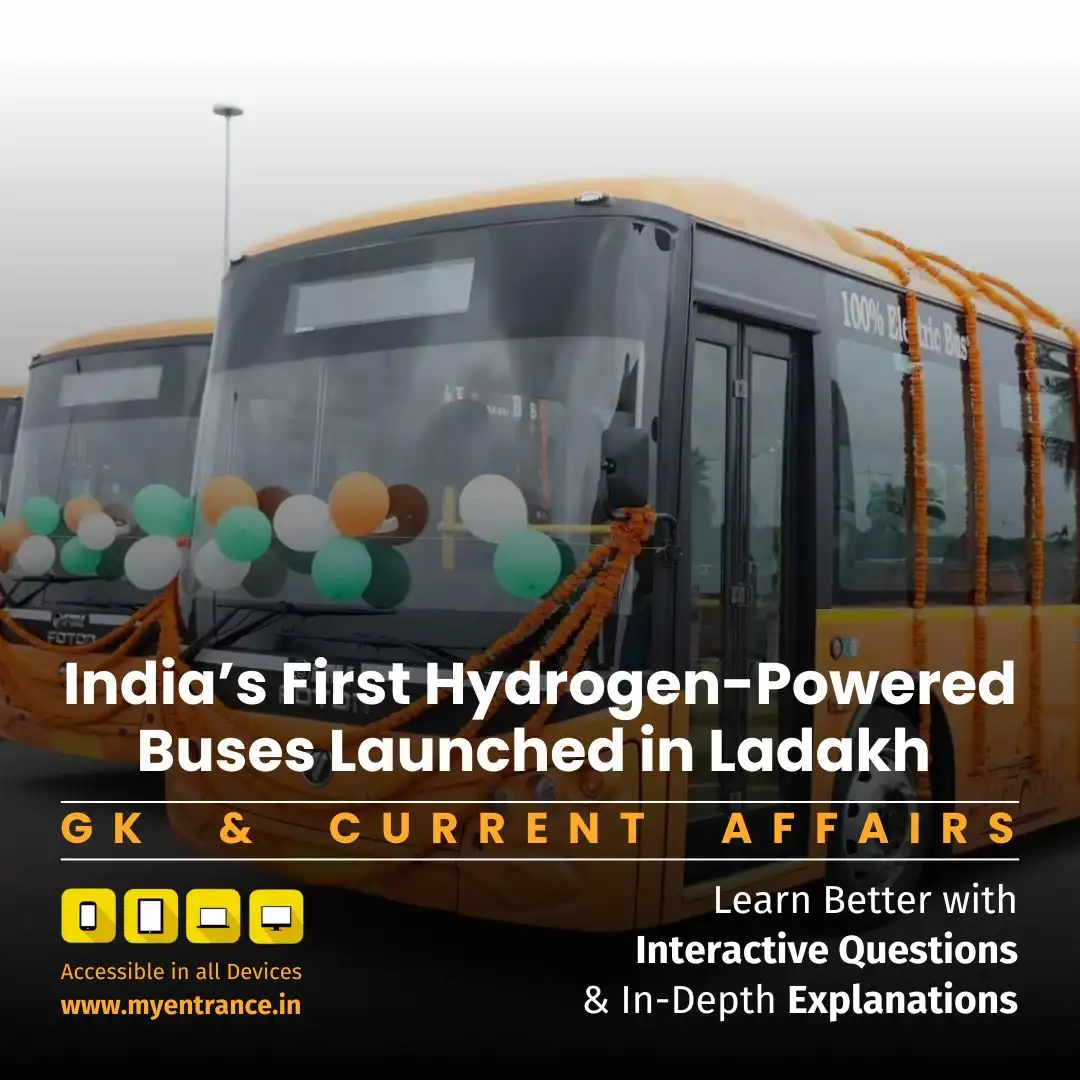 India’s first hydrogen-powered buses in Leh, Ladakh, showcasing green mobility and sustainable transport innovation
