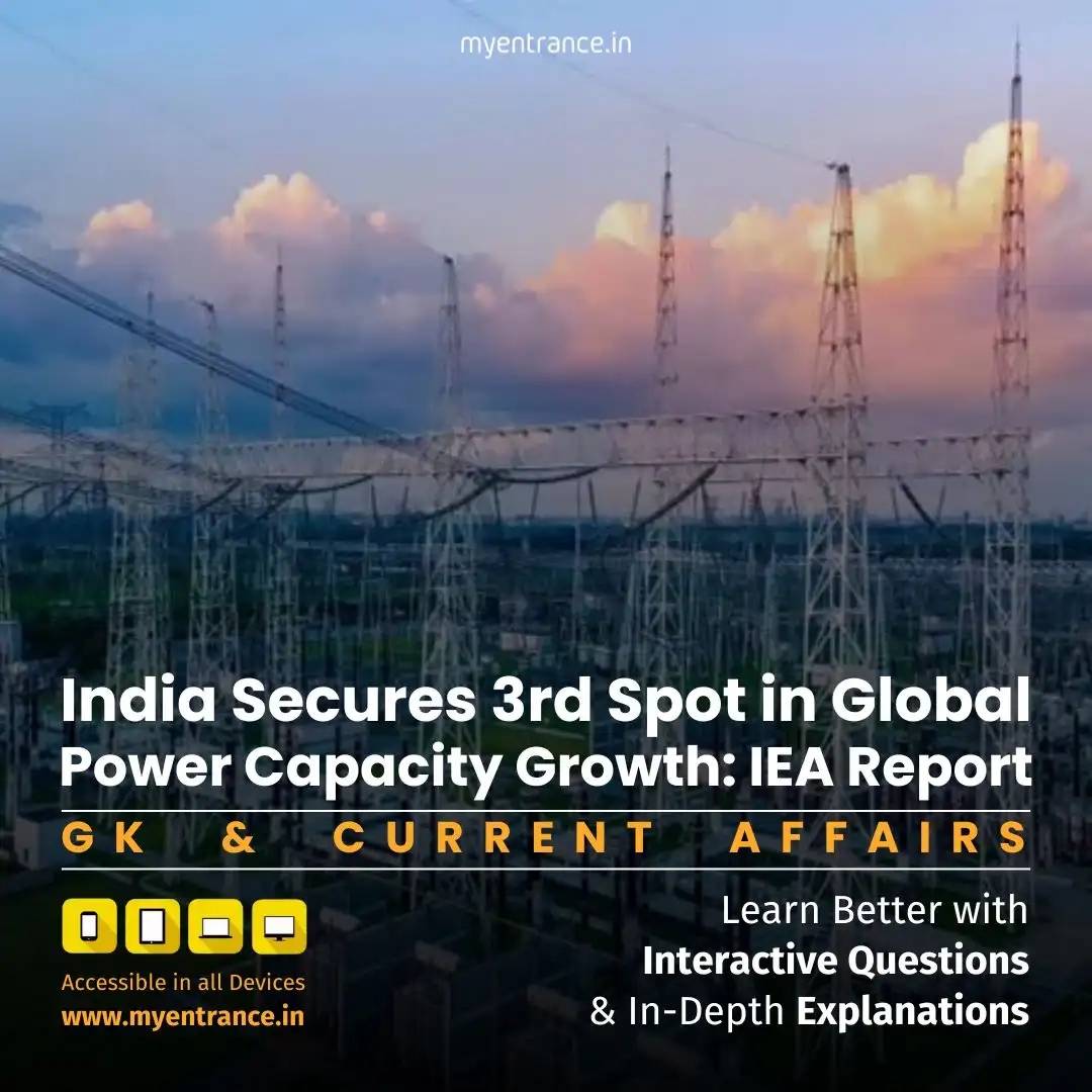 India’s solar power plants and renewable energy infrastructure driving global power capacity growth.