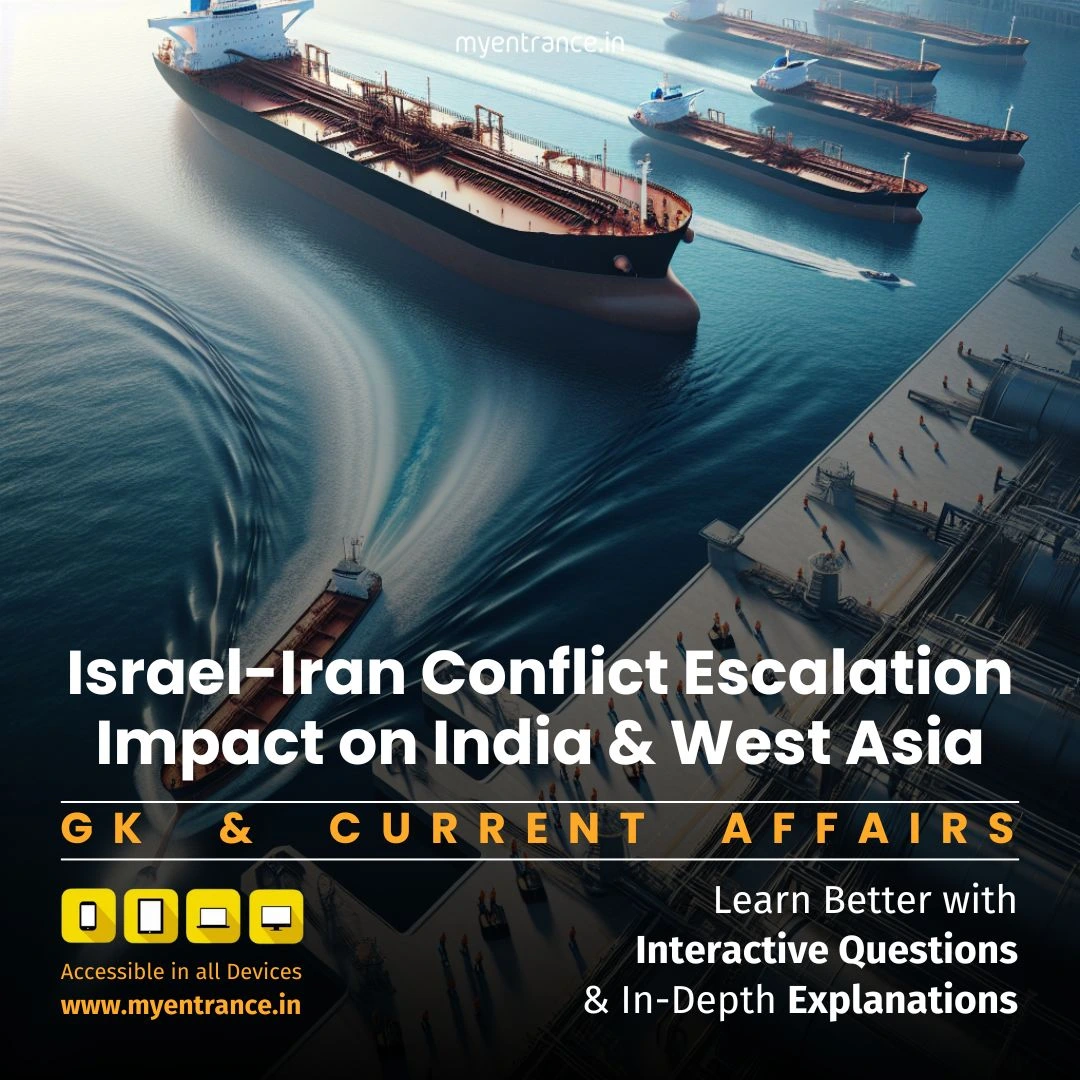 Iran-Israel Conflict: Geopolitical Fallout for India’s Energy & Diaspora | Exam Guide