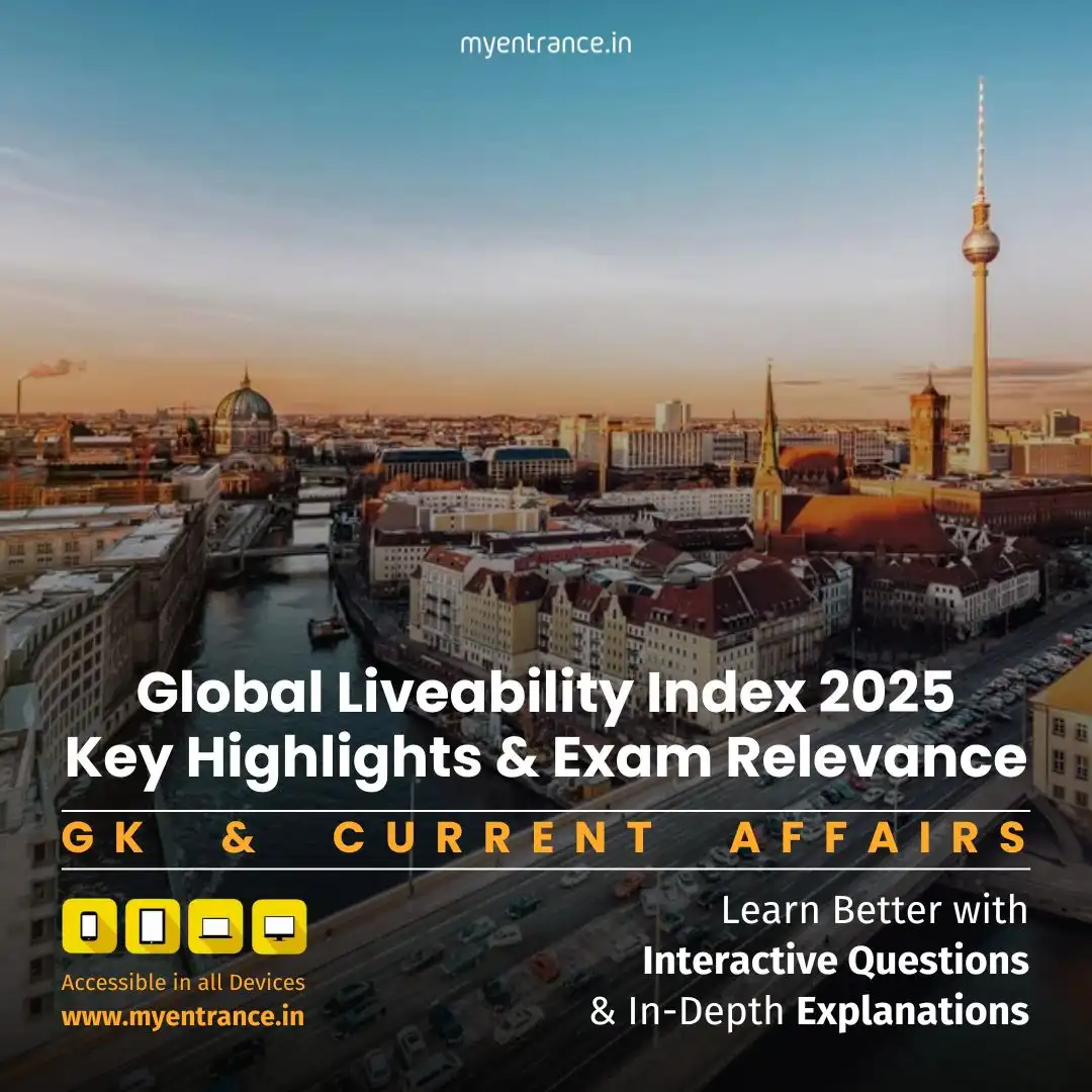 Copenhagen Tops Liveability Index 2025: Smart Cities, Rankings & UPSC Insights
