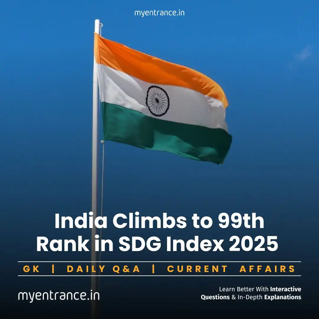 India Breaks Into Top 100 in Sustainable Development Goals (SDG) Rankings 2025