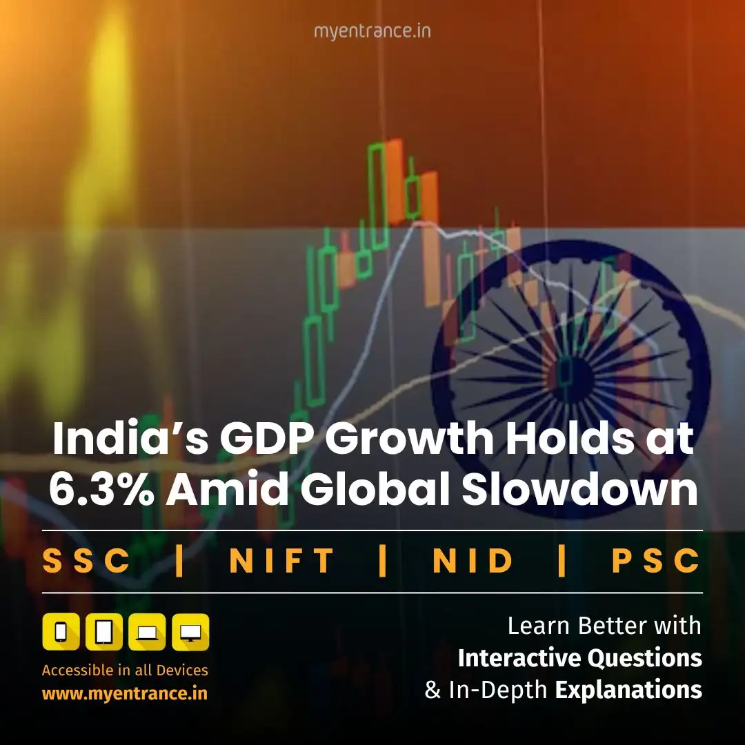 Graph comparing India’s GDP growth with global averages | World Bank economic prospects report 2025