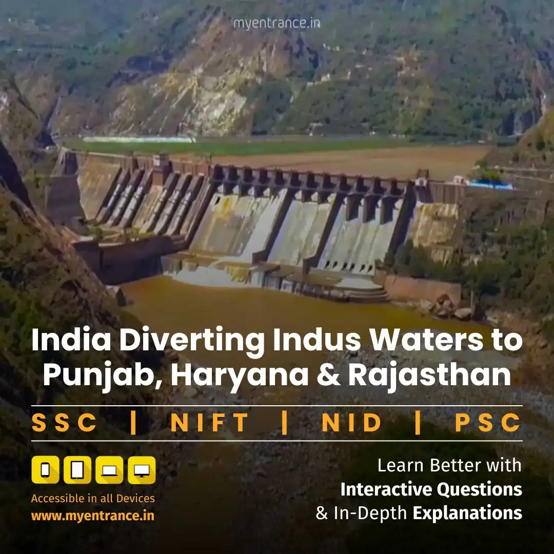 India’s 113-km Canal Plan: Diverting Indus Waters to Punjab, Haryana & Rajasthan