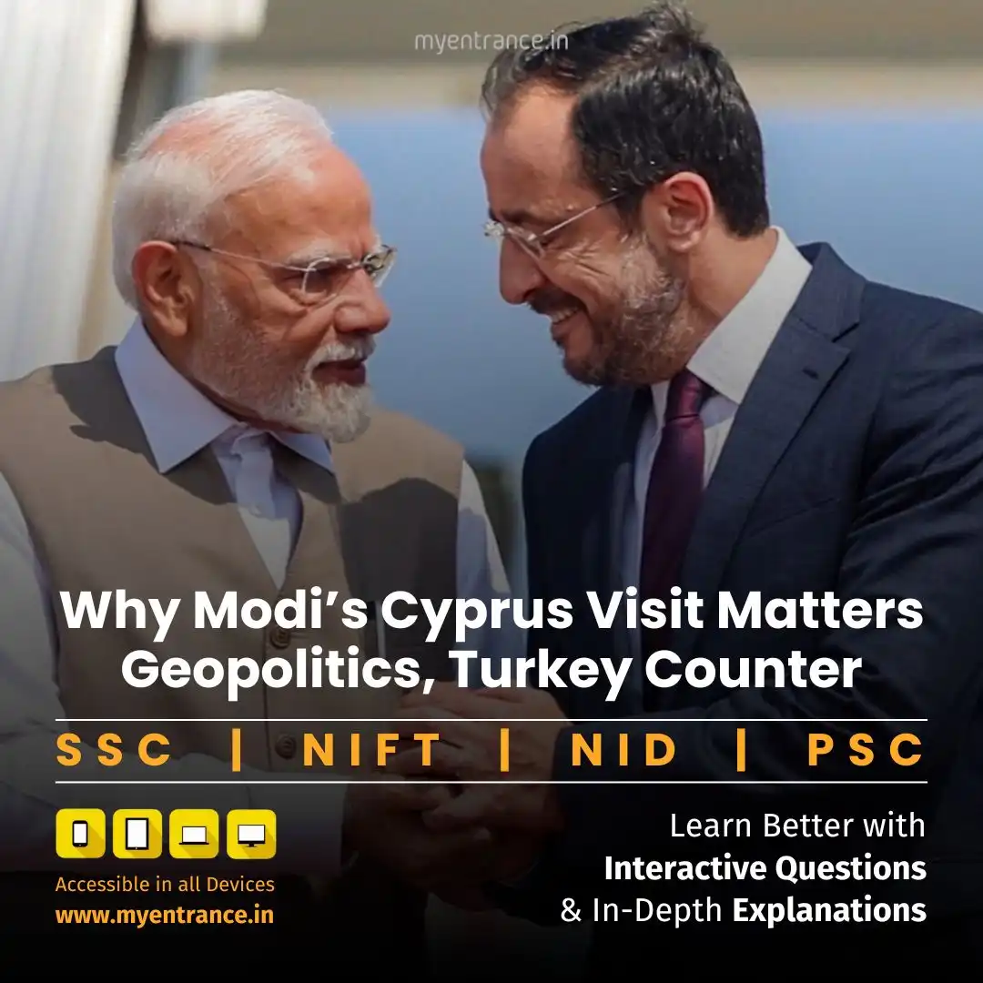 India-Cyprus Ties: Modi’s Strategic Visit, IMEC & EU Presidency | Current Affairs