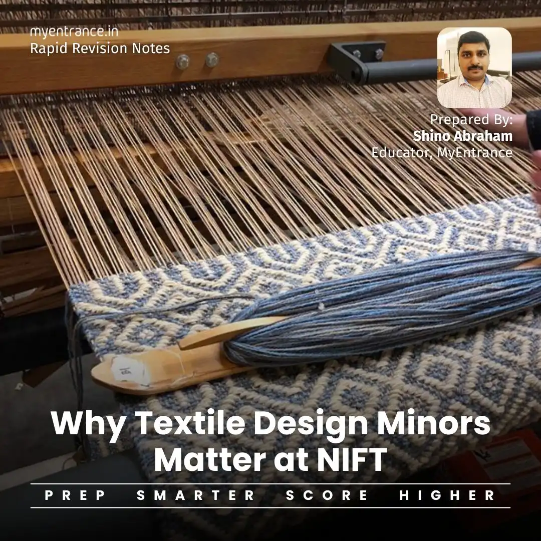 nift online preparation and the IDM in textile design course
