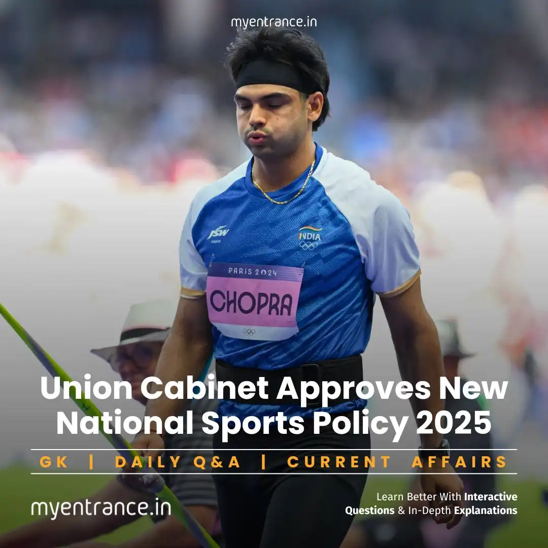 Union Cabinet approves National Sports Policy 2025 to boost India’s sports development
