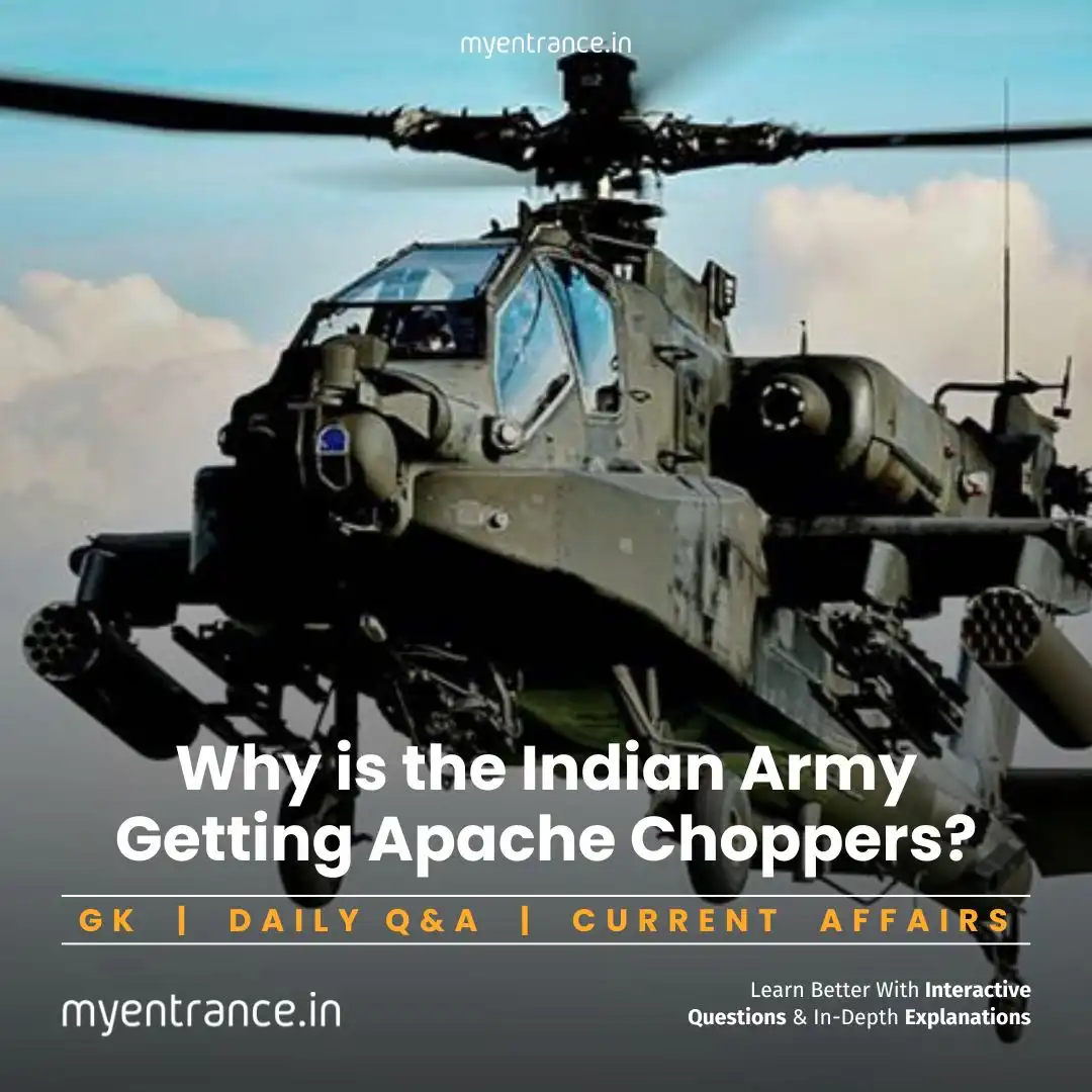 Indian Army AH-64E Apache Helicopter for Enhanced Border Security