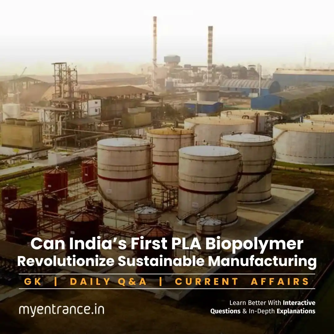 Balrampur Bioyug – India’s first sugarcane-based PLA biopolymer plant promoting sustainable manufacturing.