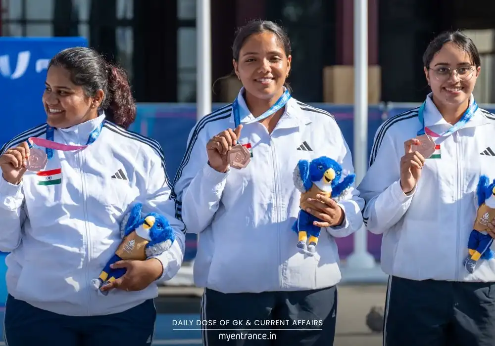 Indian archers Parneet Kaur and Kushal Dalal celebrate gold medal win at FISU World University Games 2025