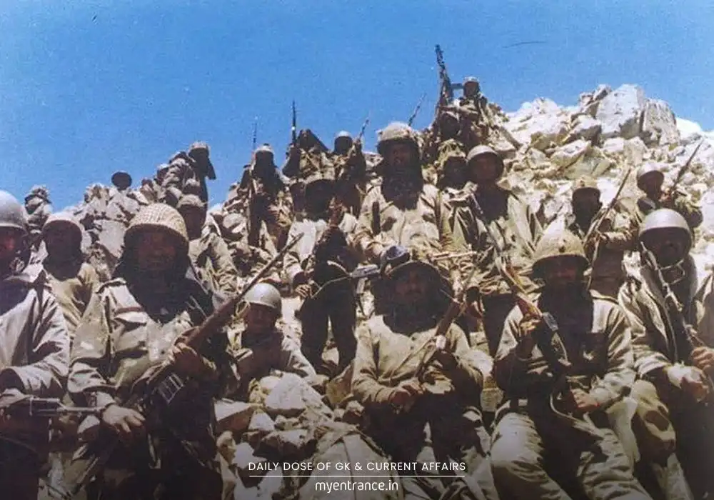 Indian Army soldiers during the Kargil War of 1999 – Kargil Vijay Diwas commemoration at high-altitude posts