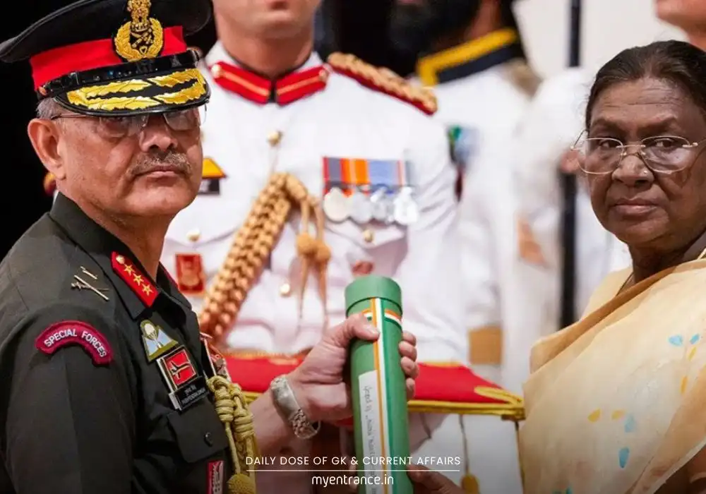 Lt Gen Pushpendra Singh - New Vice Chief of Indian Army in Ceremonial Uniform
