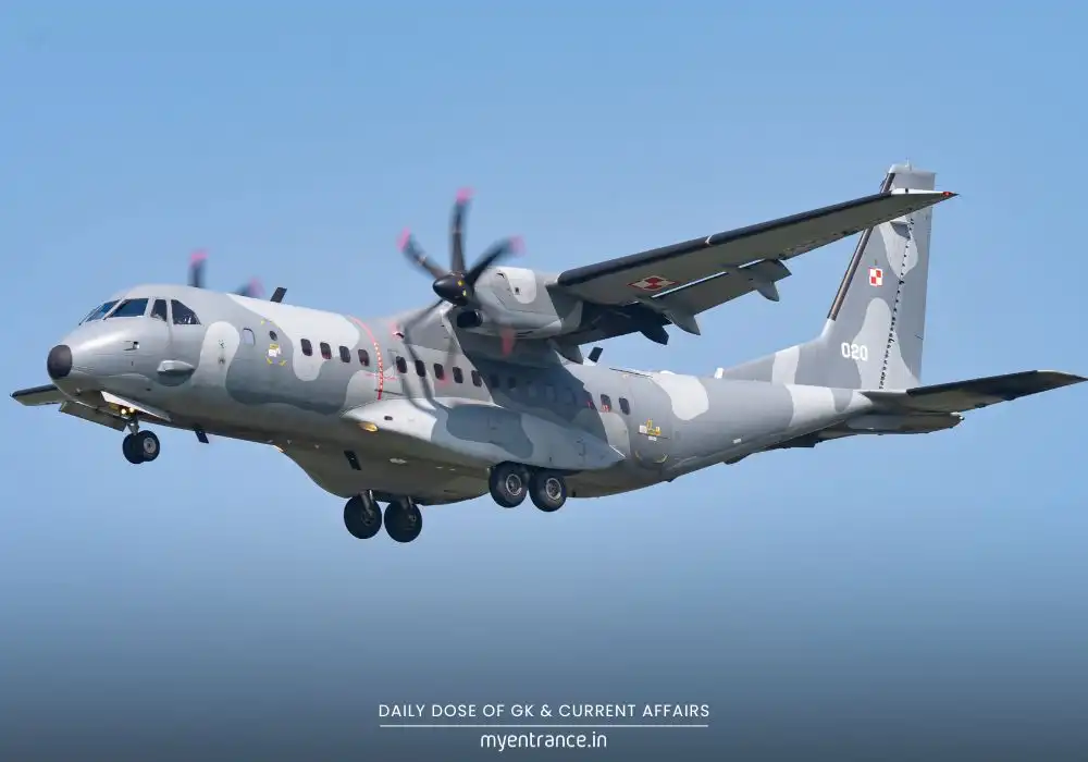 Final Airbus C-295 military transport aircraft delivered to India at Airbus Seville facility, marking IAF modernization milestone