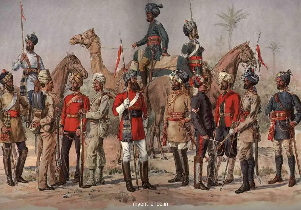 ritish India through treaties, military control, and strategic deception
