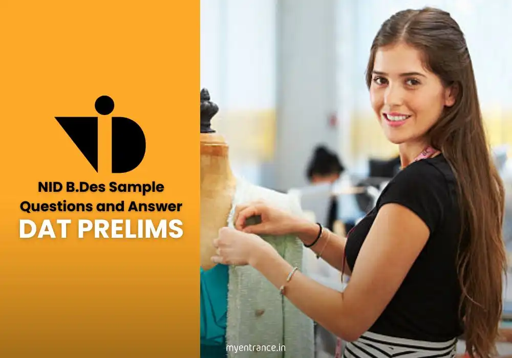 NID B.Des DAT Prelims Sample Questions with Answers for 2026-27 Admissions