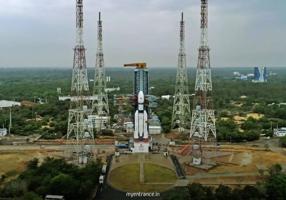 ISRO’s third launch pad under construction at Satish Dhawan Space Centre, Sriharikota – future hub for Gaganyaan and lunar missions.