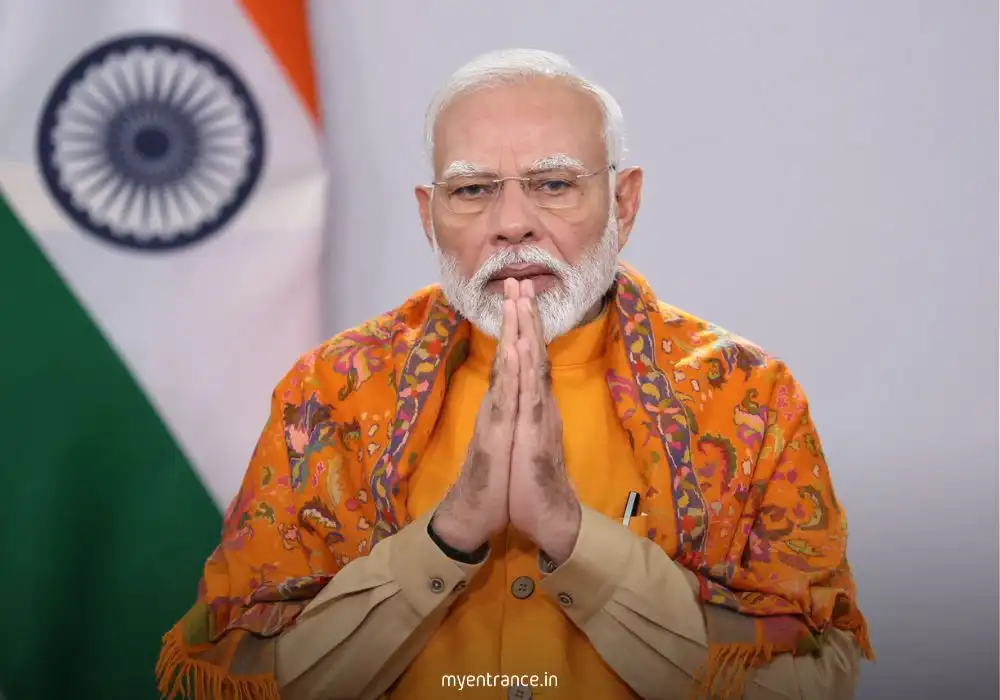 PM Modi addressing India's firm stance on protecting farmers in US trade negotiations