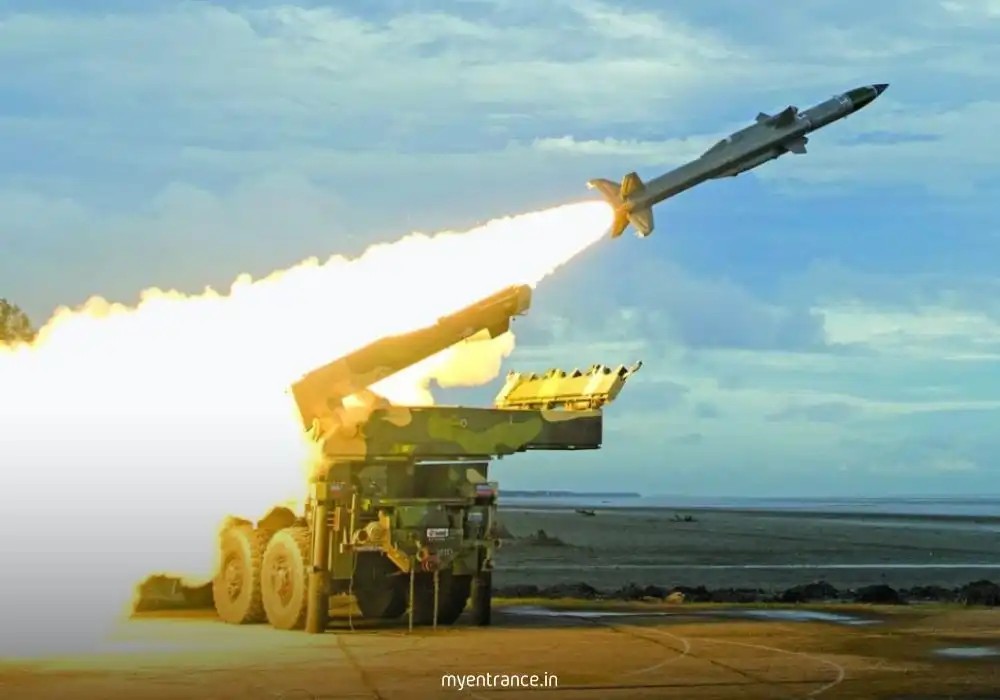 DRDO's Pralay ballistic missile launch and Akash Prime air defence system protecting Indian skies