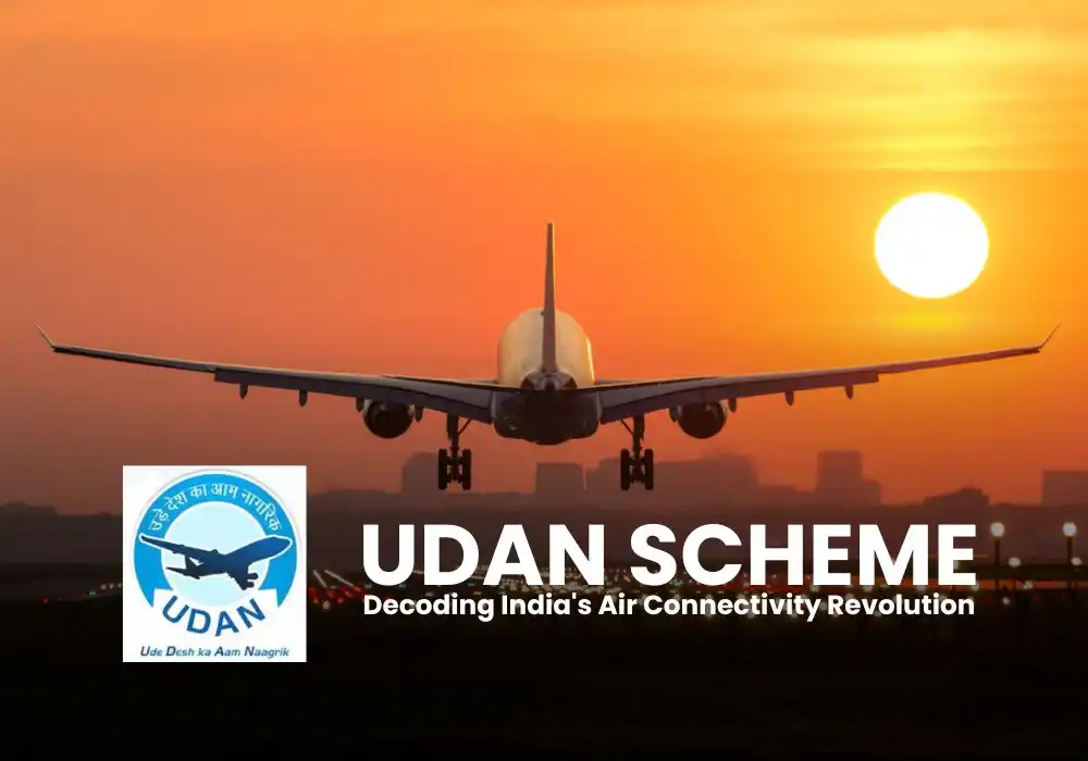 Discover how the UDAN scheme is revolutionizing India's air travel and why this critical government initiative is a must-know topic for your upcoming UPSC, SSC, and other competitive exams. Learn about its objectives, impact, and key facts in this expert-curated guide, designed to help you ace your current affairs and general knowledge sections.