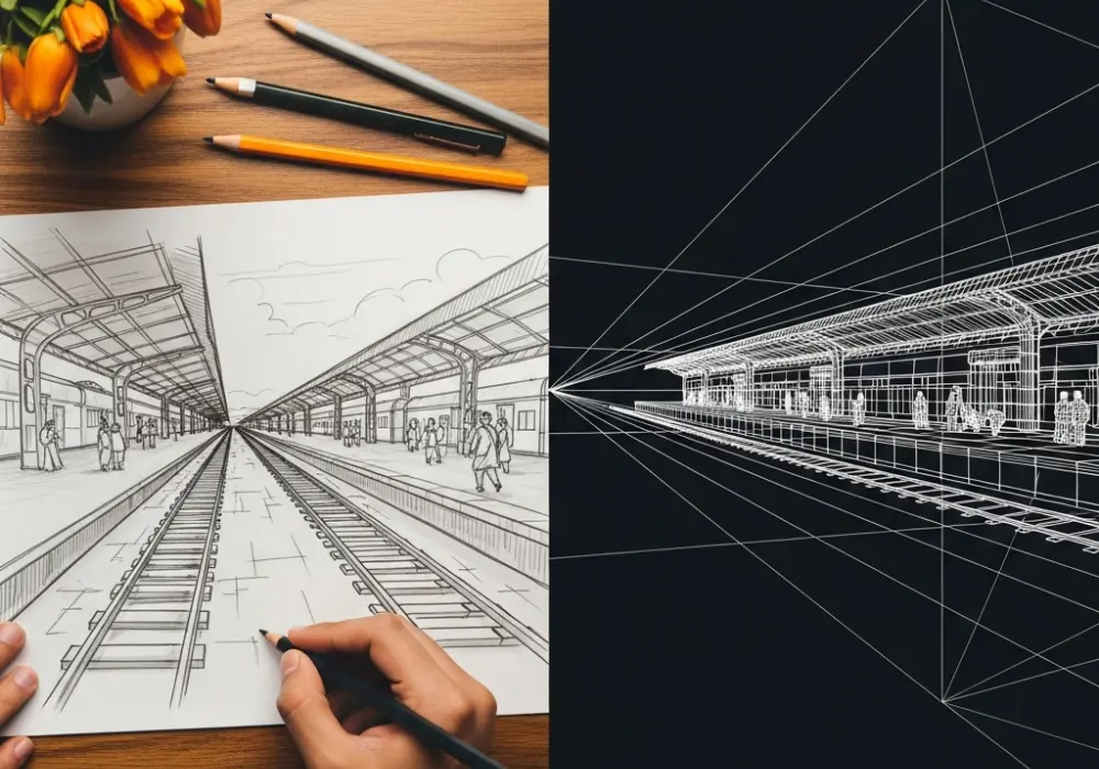 NID Memory Drawing Mock Test and Perspective Guide for Design Students