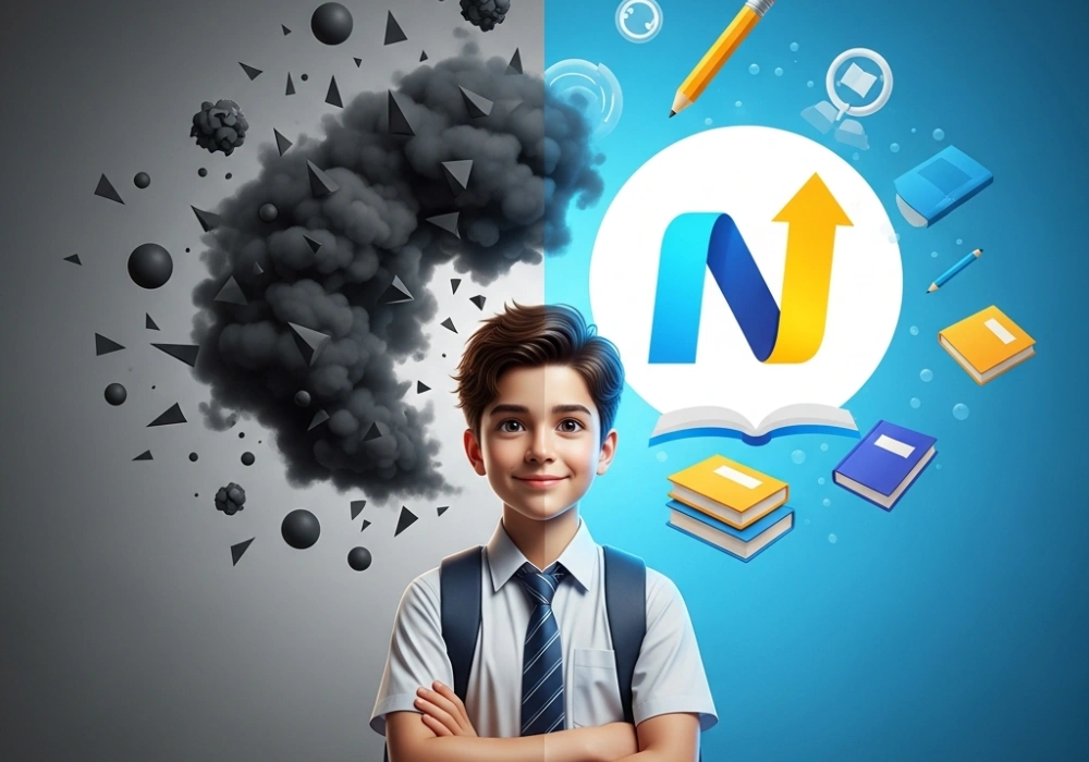 A student transitioning from confusion to clarity regarding the NIFT entrance exam myths and reality.