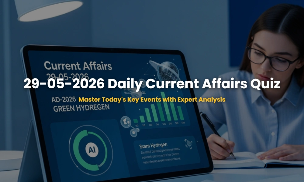 May 29, 2026 Current Affairs Analysis and Quiz Dashboard