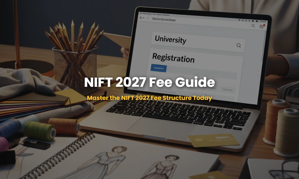 NIFT 2027 application fee and online payment interface for design entrance exam