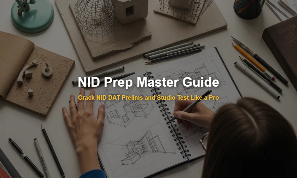 Step-by-step NID preparation workspace with sketches, 3D models, and design tools.