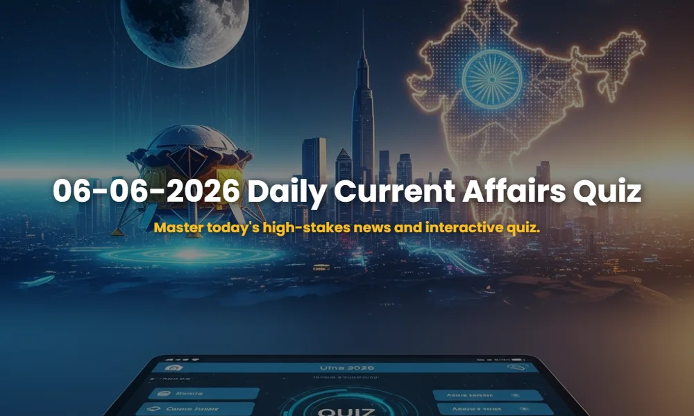 06-06-2026 Daily Current Affairs Quiz and Analysis for Competitive Exams