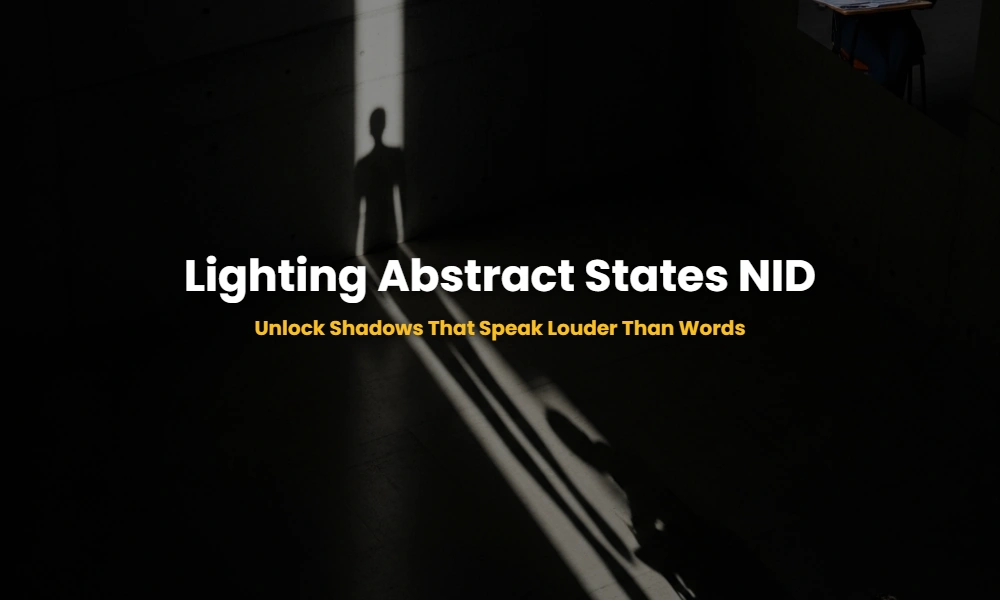 Abstract high-contrast lighting showing a dramatic shadow in a minimalist concrete space, symbolizing psychological depth for NID preparation.