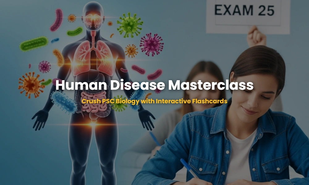 Educational diagram showing human organs and microscopic pathogens for disease identification study.