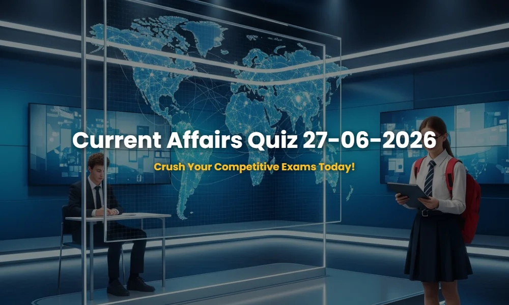 Daily Current Affairs Quiz 27-06-2026 analysis for competitive exams.
