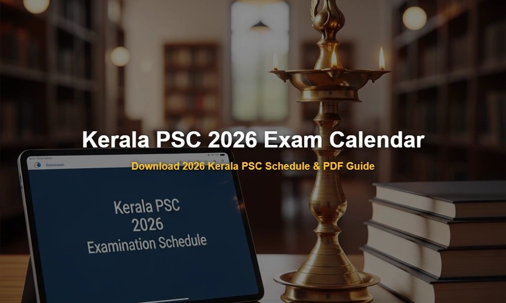 Kerala PSC 2026 Annual Exam Calendar PDF Download and Schedule Guide